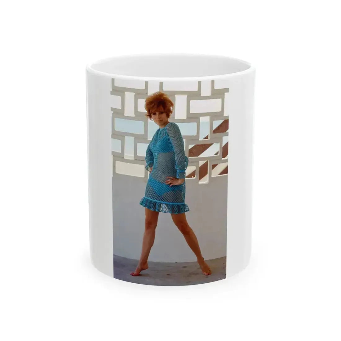 Jill St. John #199 (Vintage Female Icon) White Coffee Mug 11oz - Go Mug Yourself