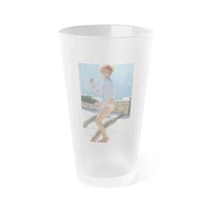 Jill St. John #200 (Vintage Female Icon) Frosted Pint Glass 16oz 16oz Frosted - Go Mug Yourself