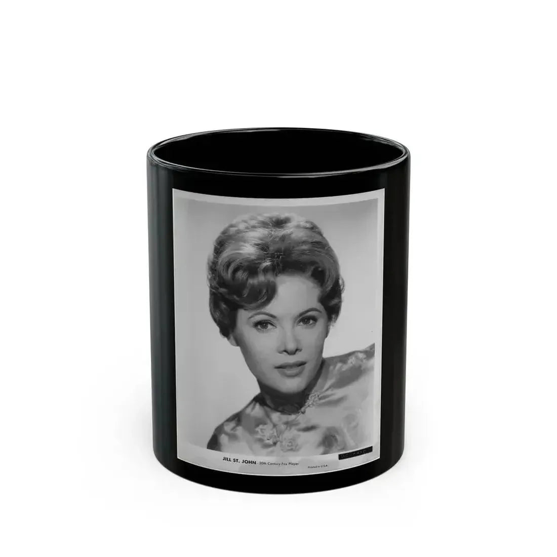 Jill St. John #207 (Vintage Female Icon) Black Coffee Mug 11oz - Go Mug Yourself