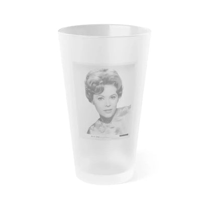 Jill St. John #207 (Vintage Female Icon) Frosted Pint Glass 16oz 16oz Frosted - Go Mug Yourself