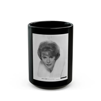 Jill St. John #208 (Vintage Female Icon) Black Coffee Mug 15oz - Go Mug Yourself