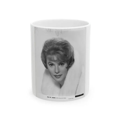 Jill St. John #208 (Vintage Female Icon) White Coffee Mug 11oz - Go Mug Yourself