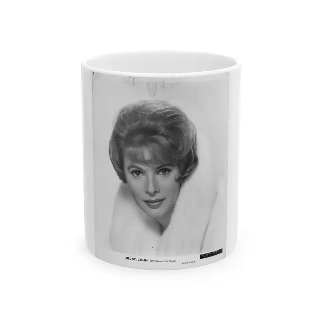Jill St. John #208 (Vintage Female Icon) White Coffee Mug 11oz - Go Mug Yourself
