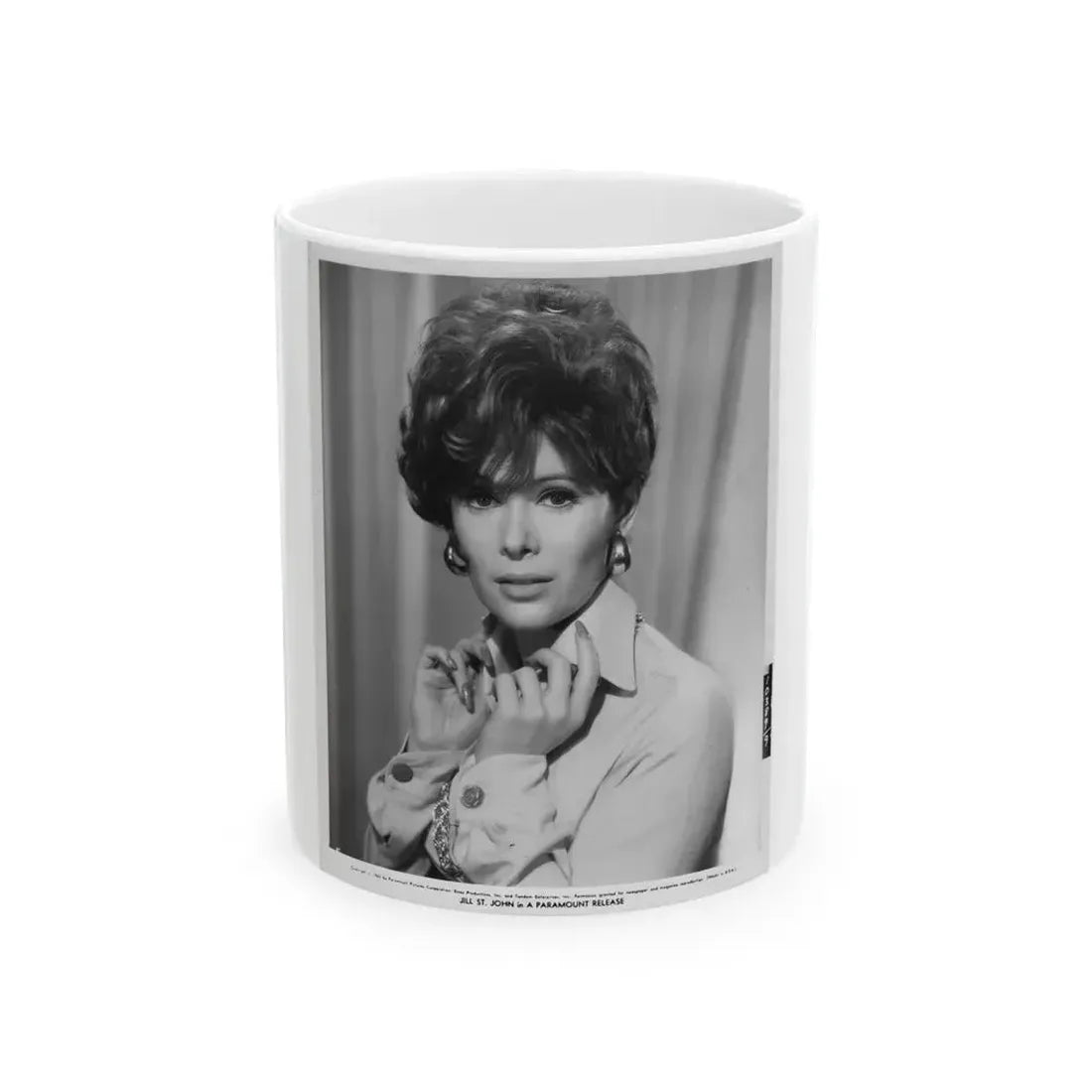 Jill St. John #209 (Vintage Female Icon) White Coffee Mug 11oz - Go Mug Yourself