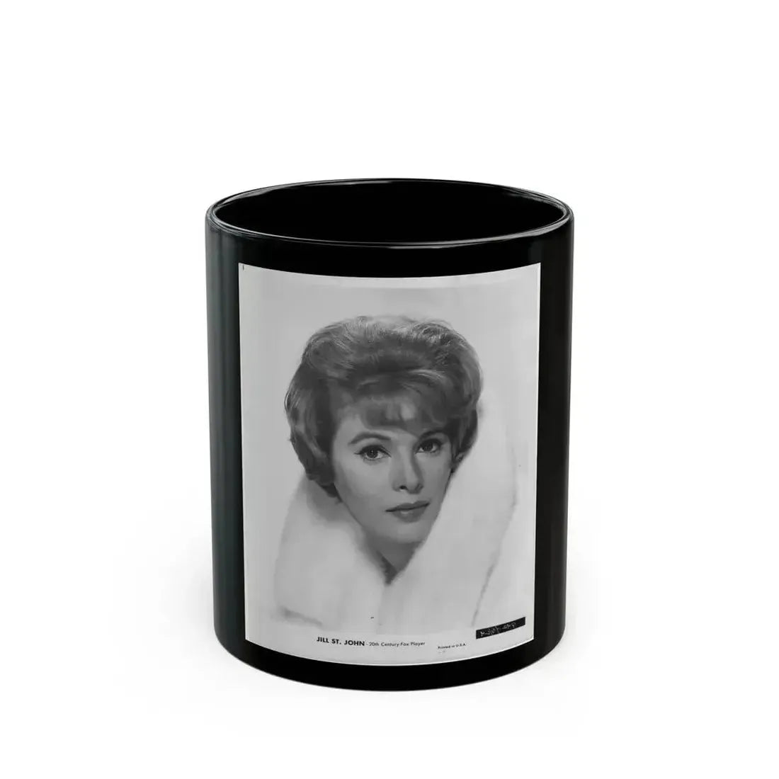 Jill St. John #210 (Vintage Female Icon) Black Coffee Mug 11oz - Go Mug Yourself