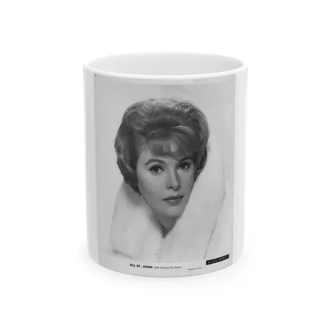 Jill St. John #210 (Vintage Female Icon) White Coffee Mug 11oz - Go Mug Yourself