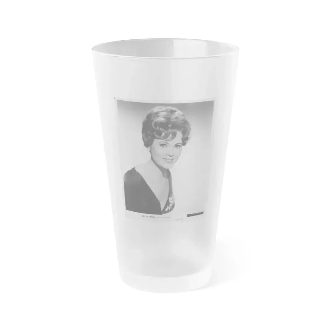 Jill St. John #211 (Vintage Female Icon) Frosted Pint Glass 16oz 16oz Frosted - Go Mug Yourself