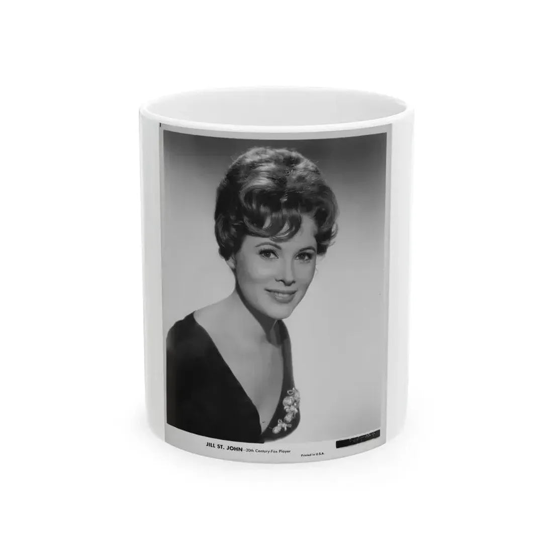 Jill St. John #211 (Vintage Female Icon) White Coffee Mug 11oz - Go Mug Yourself