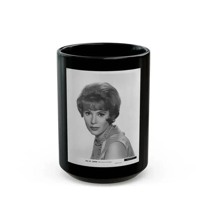 Jill St. John #212 (Vintage Female Icon) Black Coffee Mug 15oz - Go Mug Yourself