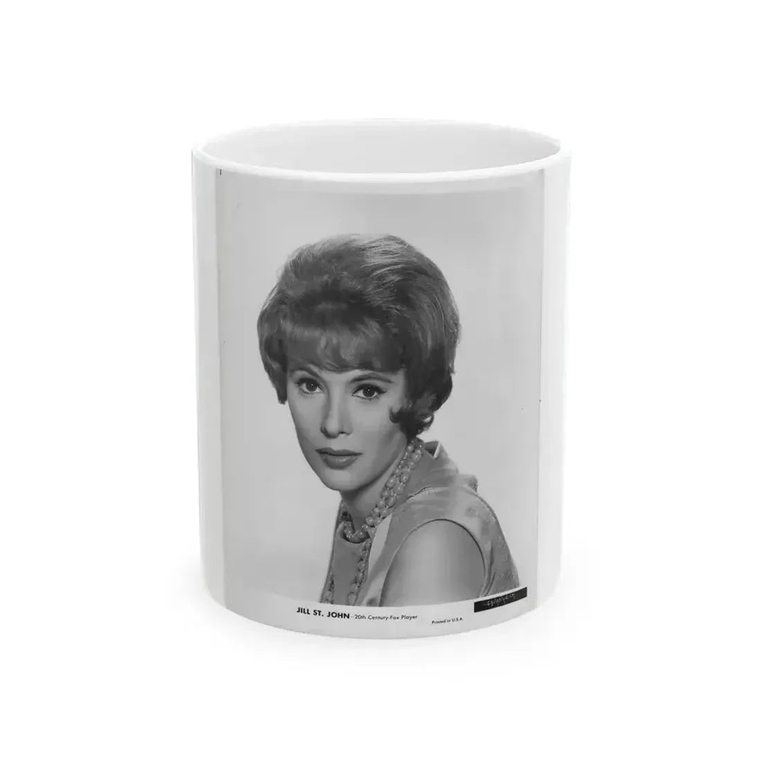 Jill St. John #212 (Vintage Female Icon) White Coffee Mug 11oz - Go Mug Yourself