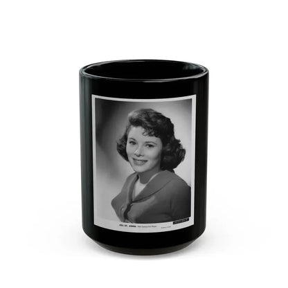 Jill St. John #213 (Vintage Female Icon) Black Coffee Mug 15oz - Go Mug Yourself