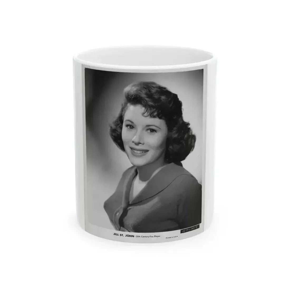 Jill St. John #213 (Vintage Female Icon) White Coffee Mug 11oz - Go Mug Yourself