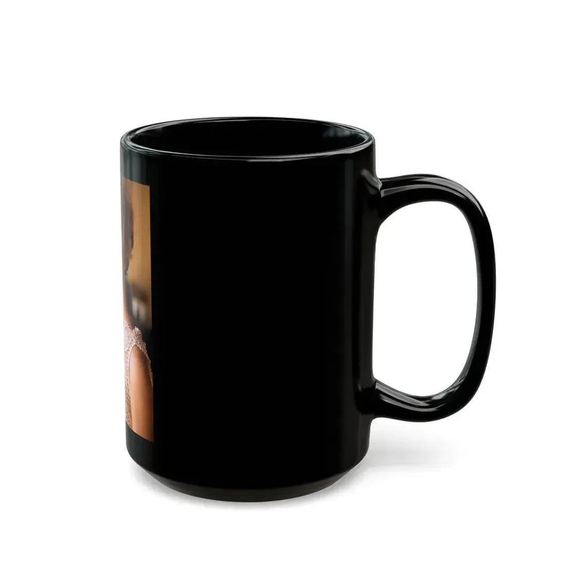 Jill St. John #221 - See through top (Vintage Female Icon) Black Coffee Mug - Go Mug Yourself