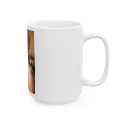 Jill St. John #221 - See through top (Vintage Female Icon) White Coffee Mug - Go Mug Yourself