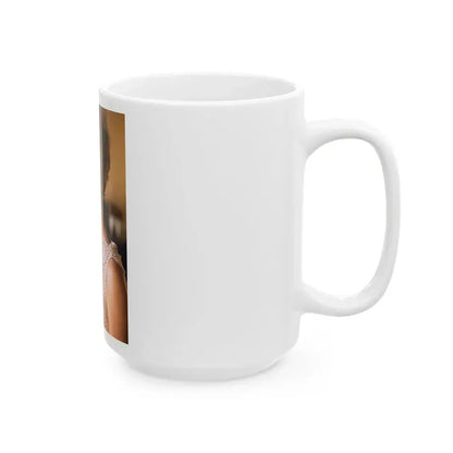 Jill St. John #221 - See through top (Vintage Female Icon) White Coffee Mug - Go Mug Yourself