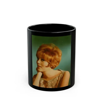 Jill St. John #222 (Vintage Female Icon) Black Coffee Mug 11oz - Go Mug Yourself