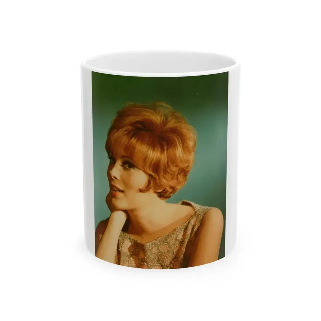 Jill St. John #222 (Vintage Female Icon) White Coffee Mug 11oz - Go Mug Yourself