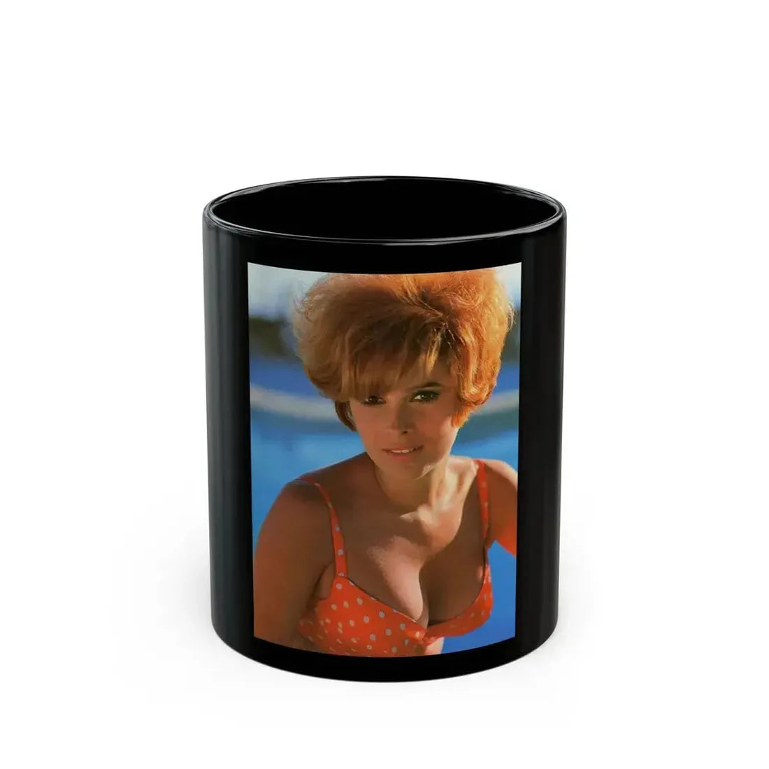 Jill St. John #227 (Vintage Female Icon) Black Coffee Mug 11oz - Go Mug Yourself