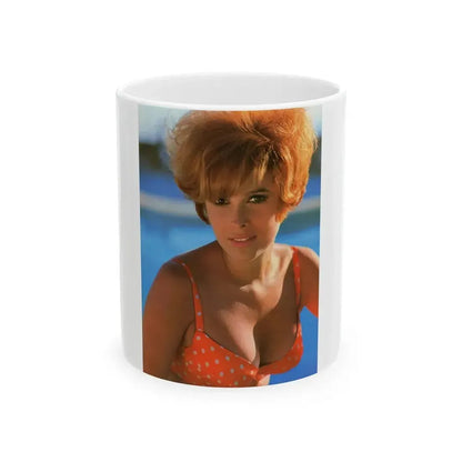Jill St. John #227 (Vintage Female Icon) White Coffee Mug 11oz - Go Mug Yourself