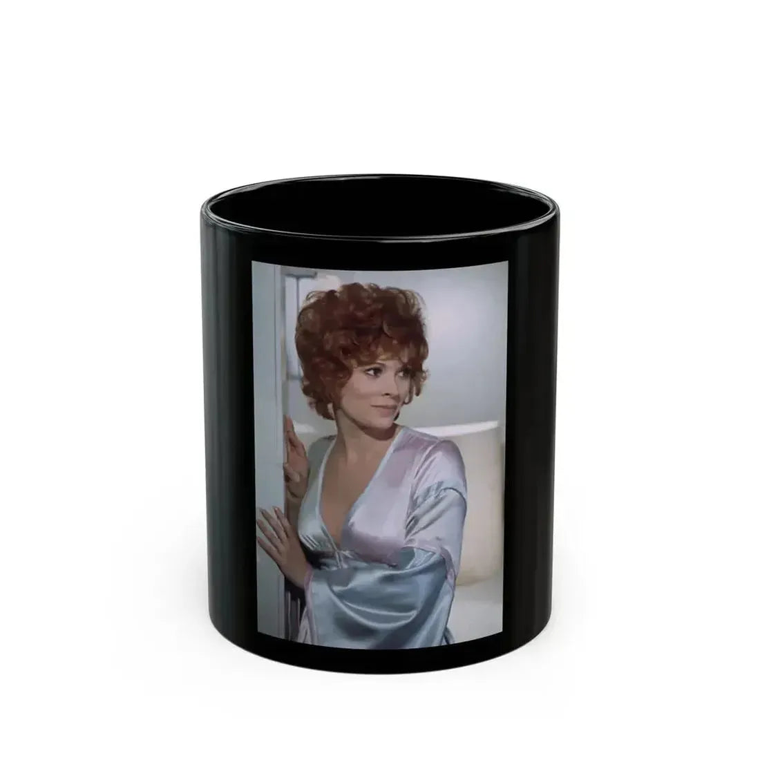 Jill St. John #228 (Vintage Female Icon) Black Coffee Mug 11oz - Go Mug Yourself