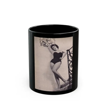 Jill St. John #229 (Vintage Female Icon) Black Coffee Mug 11oz - Go Mug Yourself