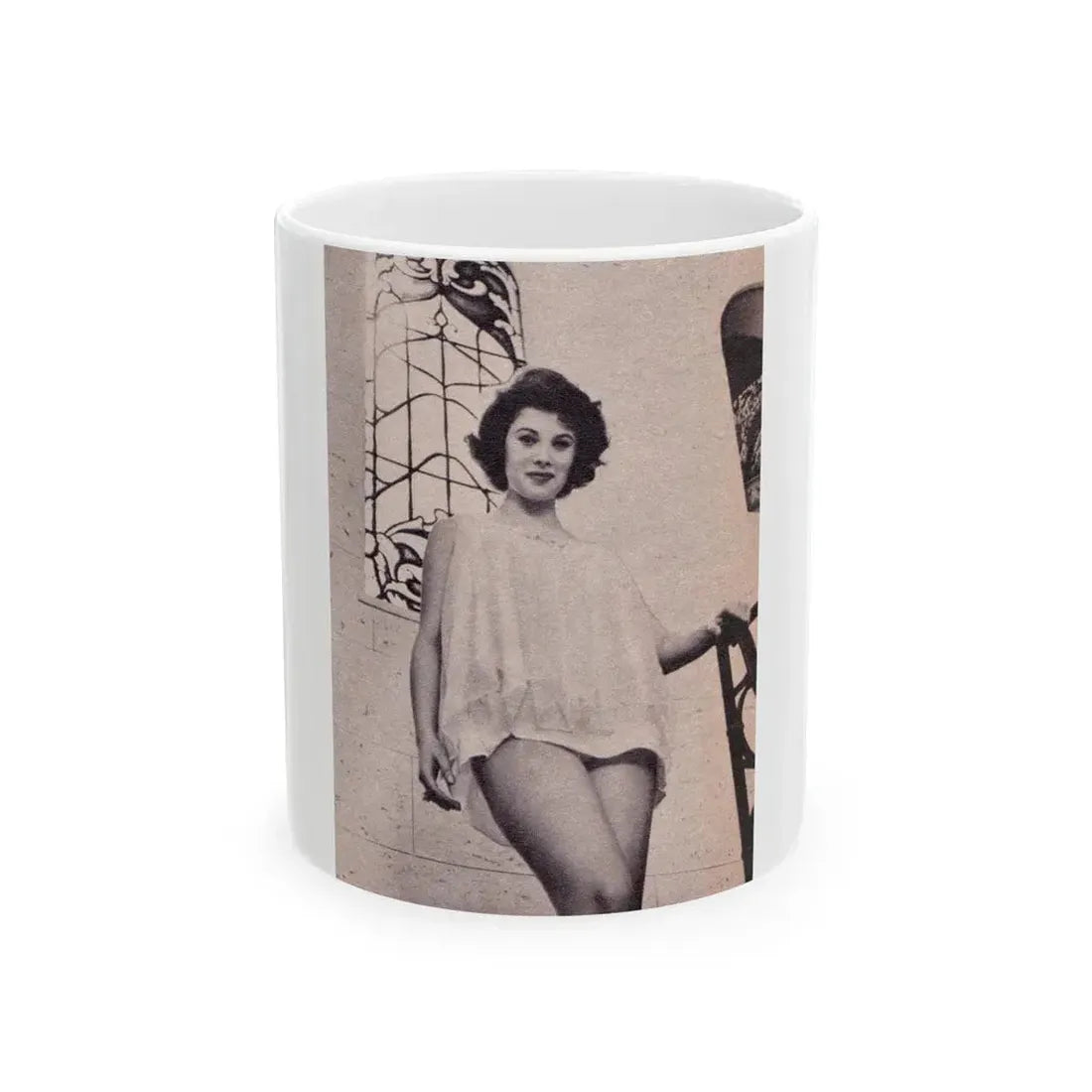 Jill St. John #230 (Vintage Female Icon) White Coffee Mug 11oz - Go Mug Yourself