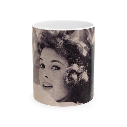 Jill St. John #231 (Vintage Female Icon) White Coffee Mug 11oz - Go Mug Yourself
