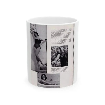 Jill St. John #232 (Vintage Female Icon) White Coffee Mug 11oz - Go Mug Yourself