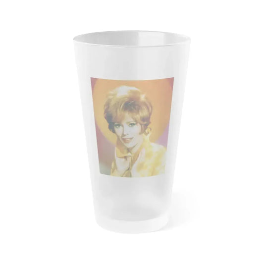 Jill St. John #235 (Vintage Female Icon) Frosted Pint Glass 16oz 16oz Frosted - Go Mug Yourself
