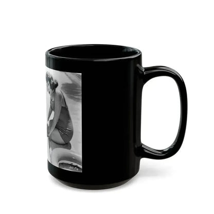Jill St. John #254 (Vintage Female Icon) Black Coffee Mug - Go Mug Yourself