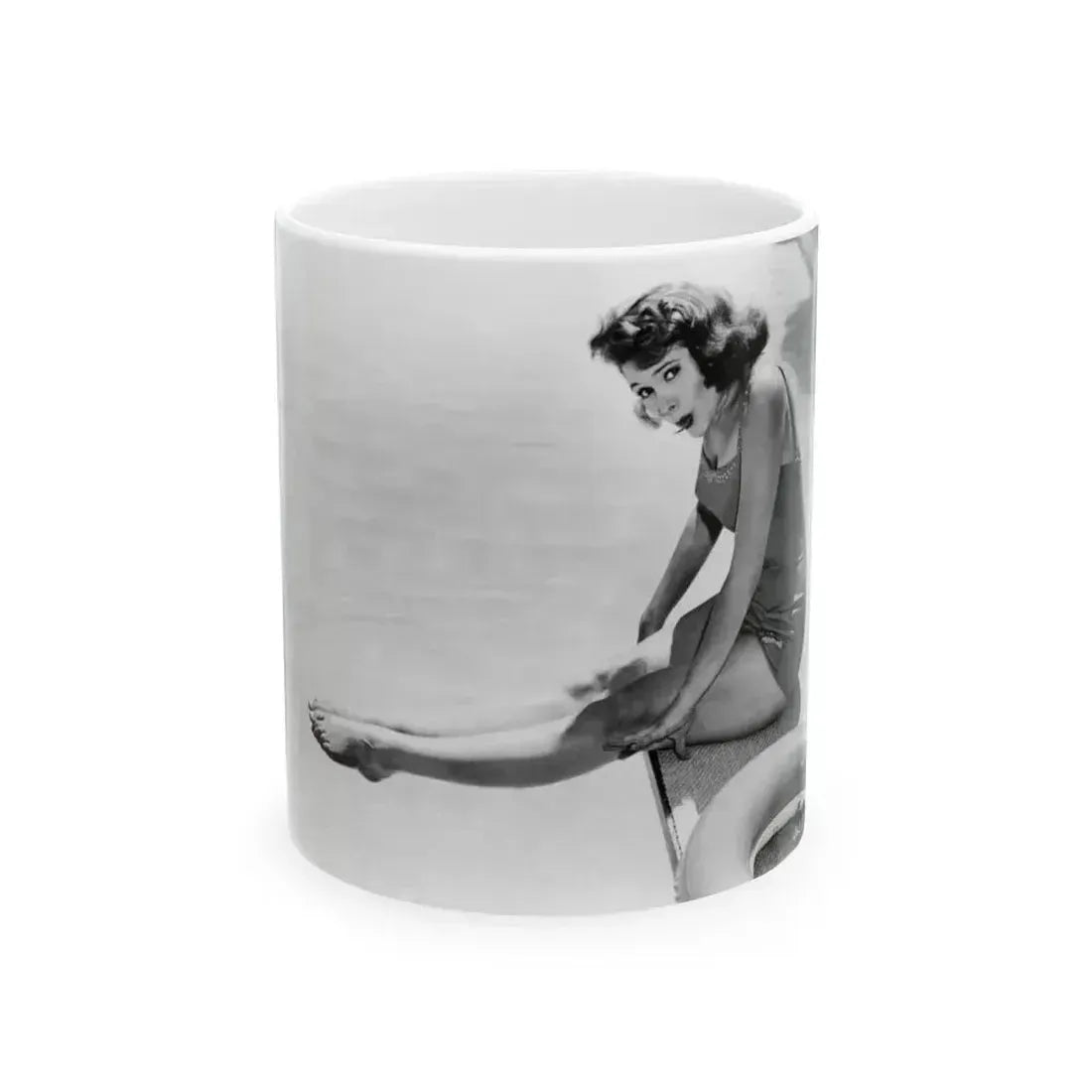 Jill St. John #254 (Vintage Female Icon) White Coffee Mug 11oz - Go Mug Yourself