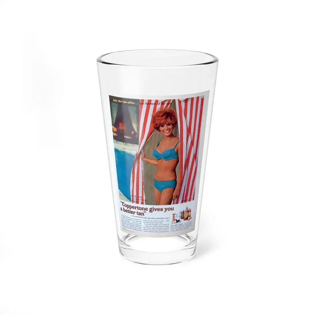 Jill St. John #255 - Add (Vintage Female Icon) Pint Glass 16oz 16oz - Go Mug Yourself
