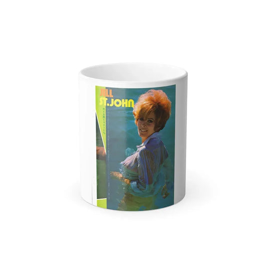 Jill St. John #256 - Japanese Pin-Up (Vintage Female Icon) Color Changing Coffee Mug 11oz - Go Mug Yourself