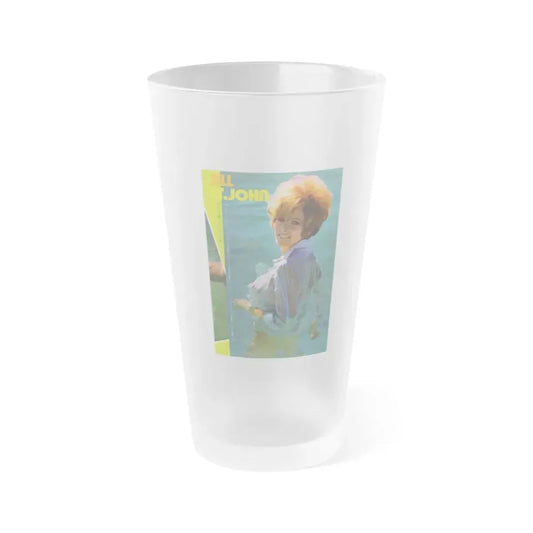 Jill St. John #256 - Japanese Pin-Up (Vintage Female Icon) Frosted Pint Glass 16oz 16oz Frosted - Go Mug Yourself