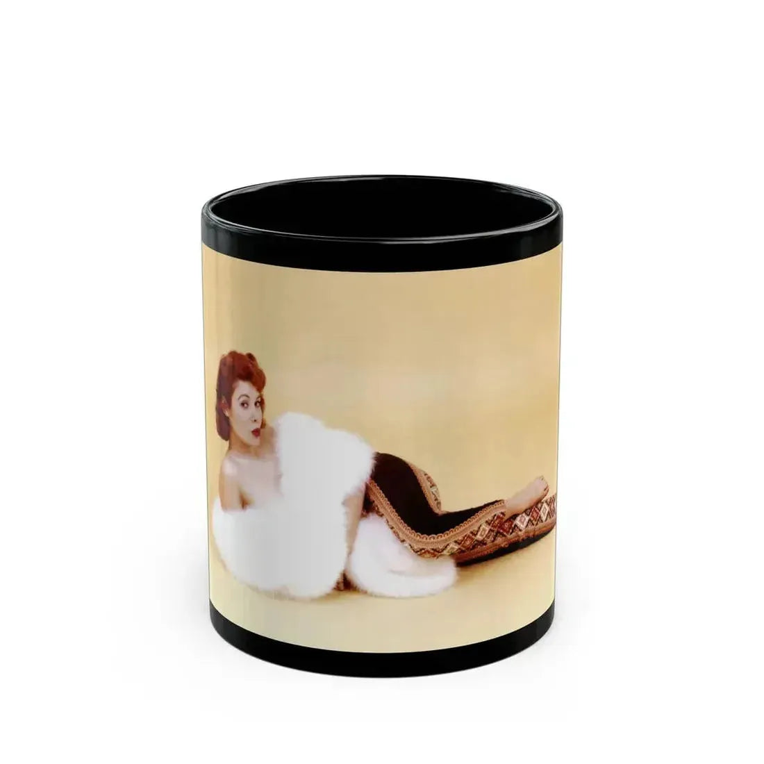 Jill St. John #271 (Vintage Female Icon) Black Coffee Mug 11oz - Go Mug Yourself