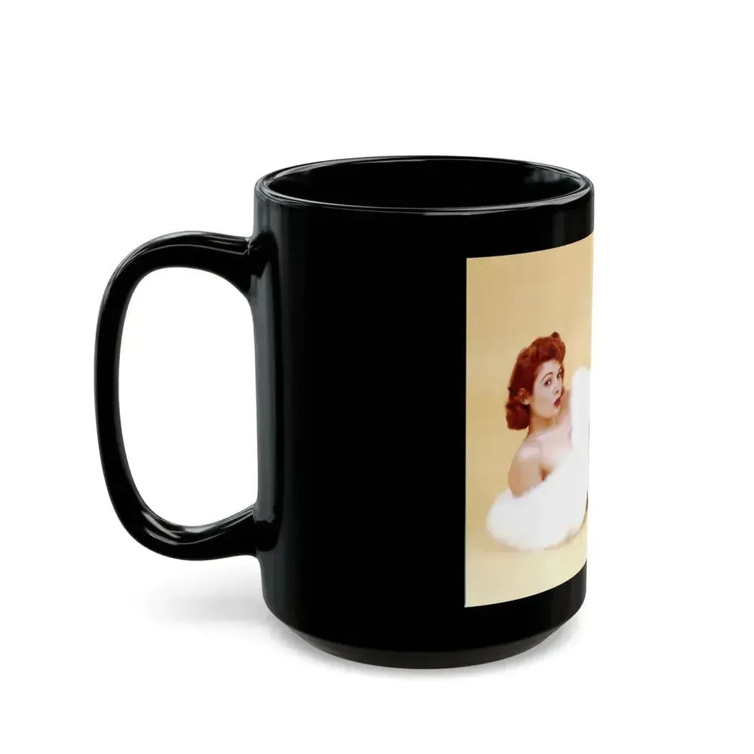 Jill St. John #271 (Vintage Female Icon) Black Coffee Mug - Go Mug Yourself