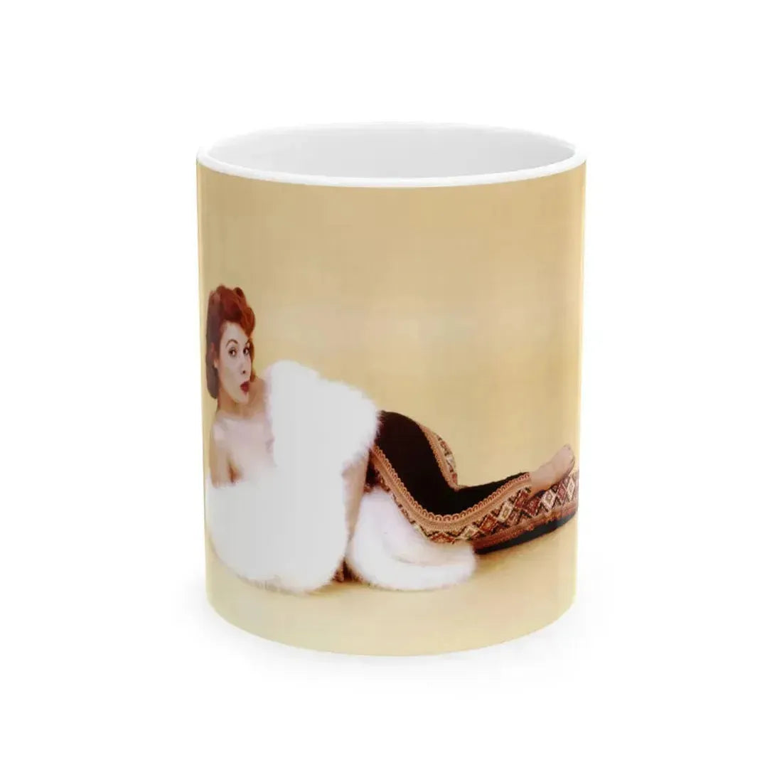 Jill St. John #271 (Vintage Female Icon) White Coffee Mug 11oz - Go Mug Yourself