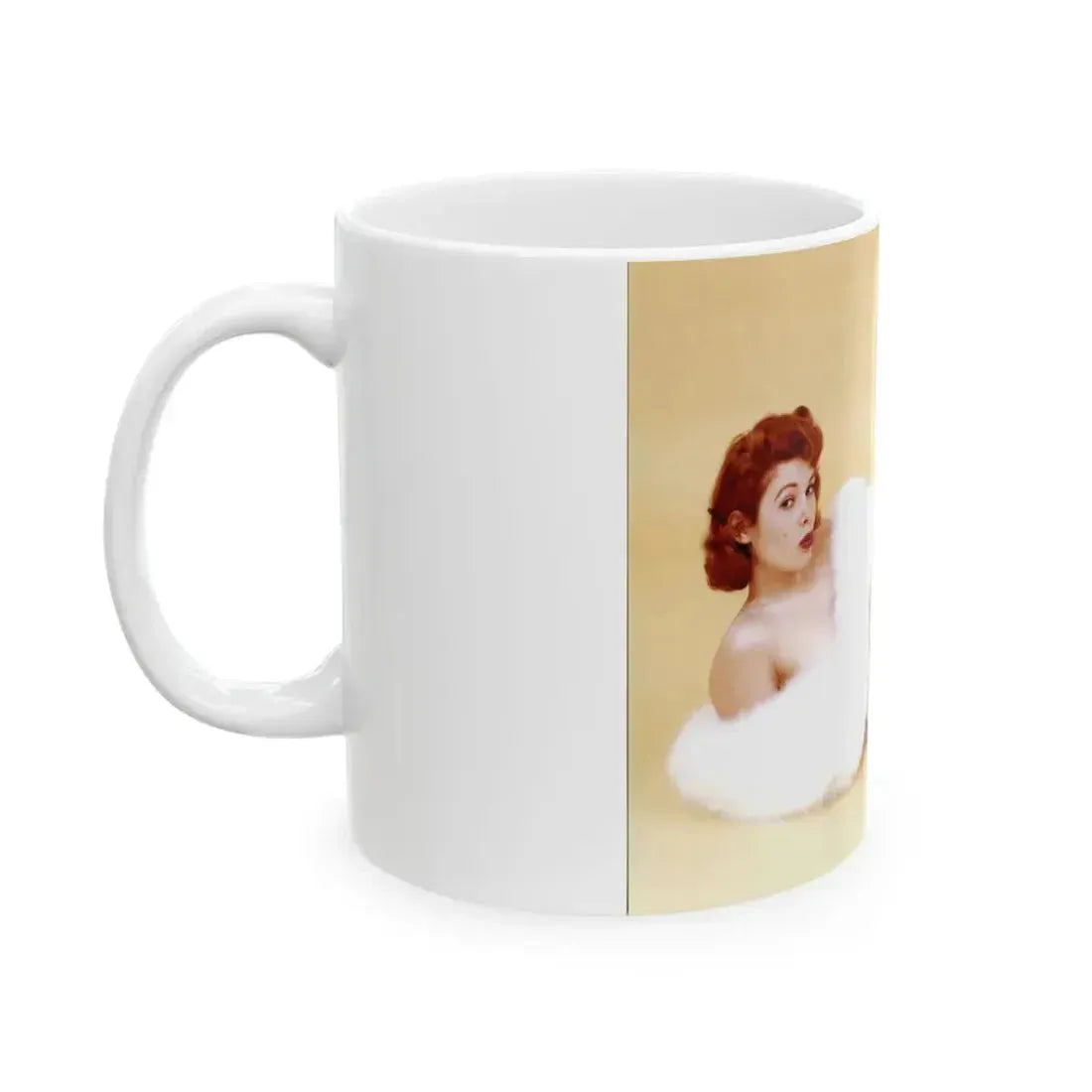 Jill St. John #271 (Vintage Female Icon) White Coffee Mug - Go Mug Yourself