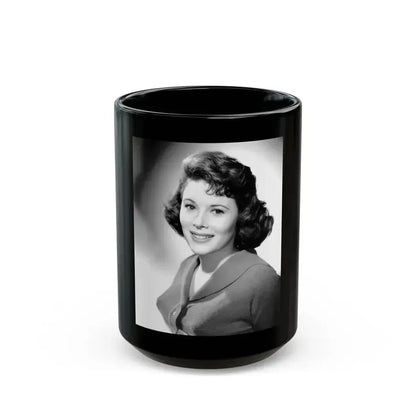 Jill St. John #277 (Vintage Female Icon) Black Coffee Mug 15oz - Go Mug Yourself