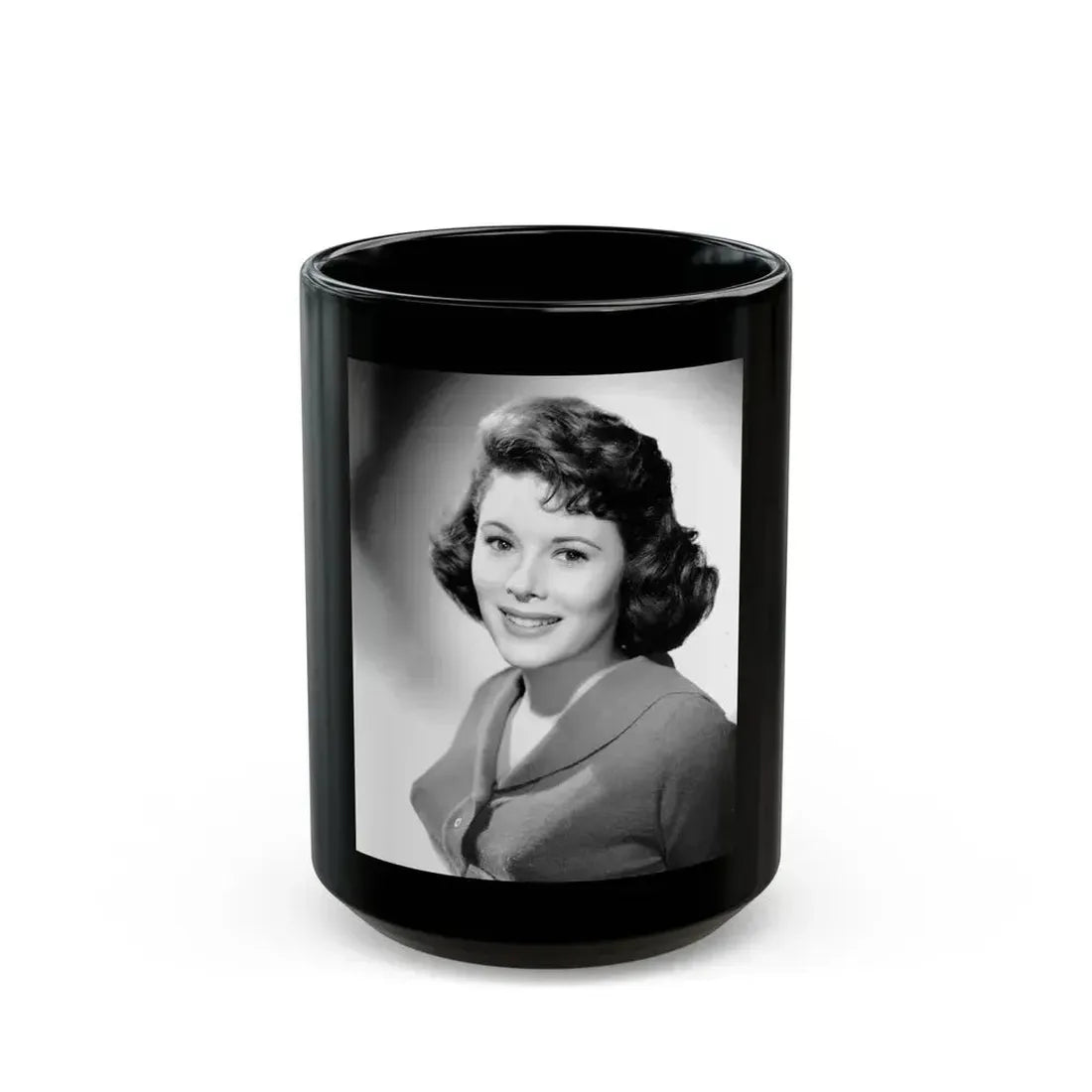 Jill St. John #277 (Vintage Female Icon) Black Coffee Mug 15oz - Go Mug Yourself