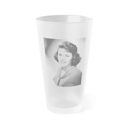 Jill St. John #277 (Vintage Female Icon) Frosted Pint Glass 16oz 16oz Frosted - Go Mug Yourself