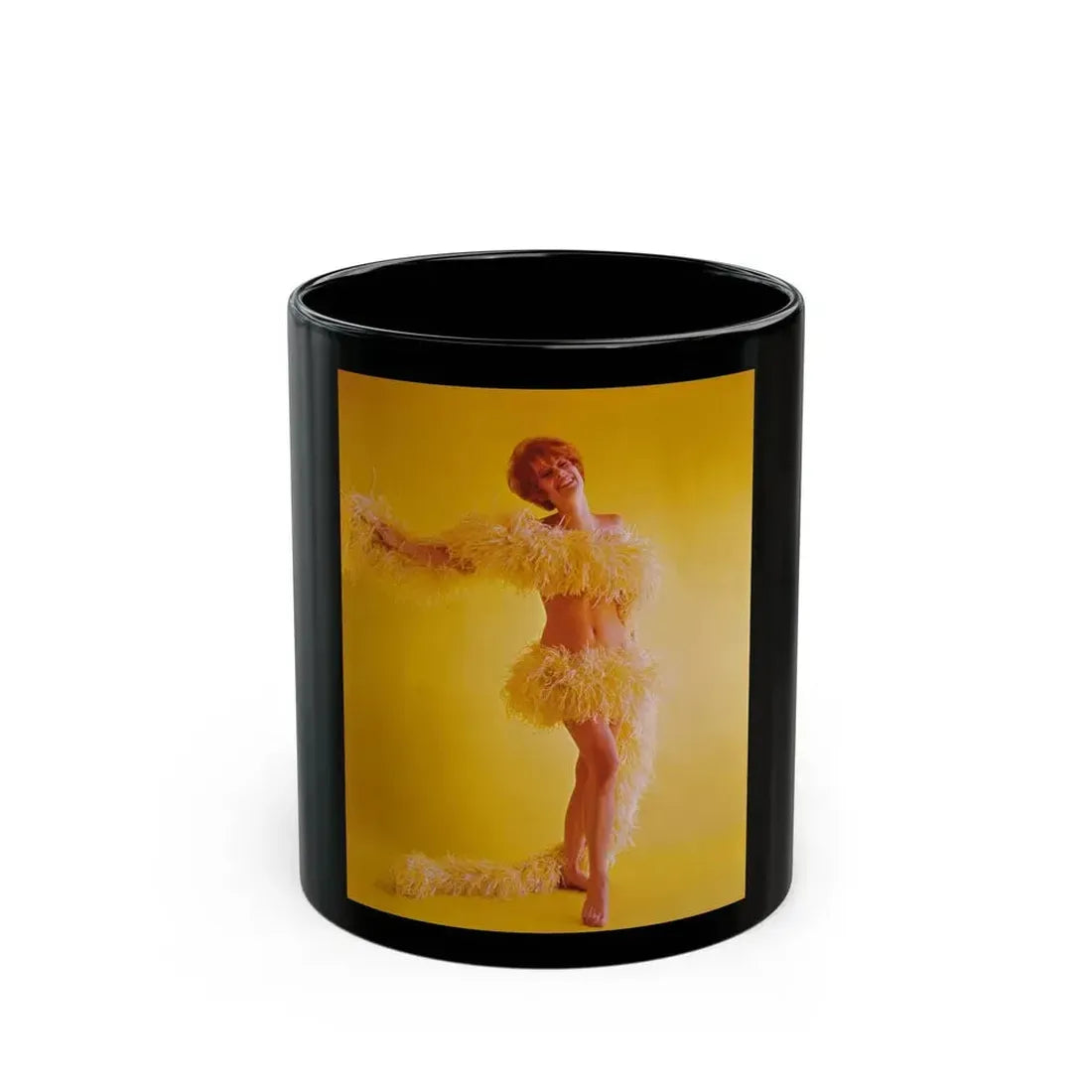 Jill St. John #285 (Vintage Female Icon) Black Coffee Mug 11oz - Go Mug Yourself