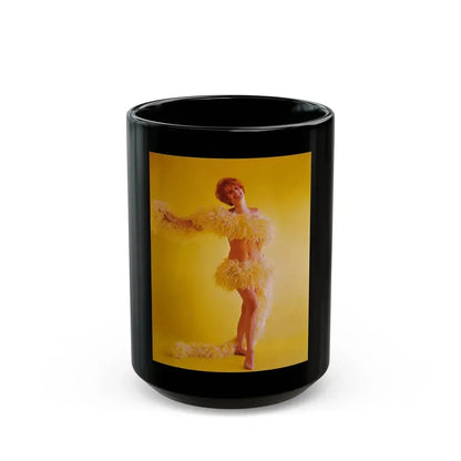 Jill St. John #285 (Vintage Female Icon) Black Coffee Mug 15oz - Go Mug Yourself
