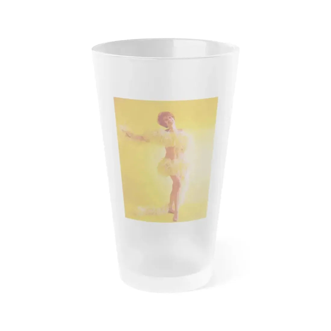 Jill St. John #285 (Vintage Female Icon) Frosted Pint Glass 16oz 16oz Frosted - Go Mug Yourself