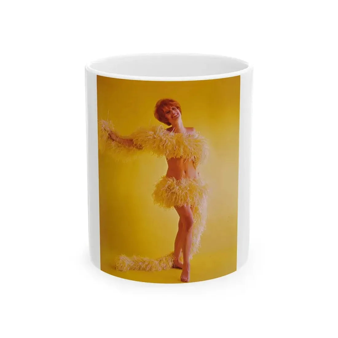Jill St. John #285 (Vintage Female Icon) White Coffee Mug 11oz - Go Mug Yourself