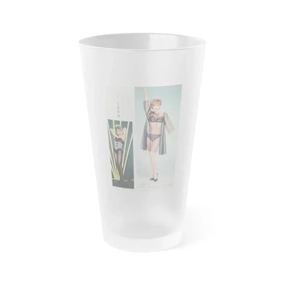 Jill St. John #289 (Vintage Female Icon) Frosted Pint Glass 16oz 16oz Frosted - Go Mug Yourself