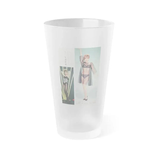 Jill St. John #289 (Vintage Female Icon) Frosted Pint Glass 16oz 16oz Frosted - Go Mug Yourself