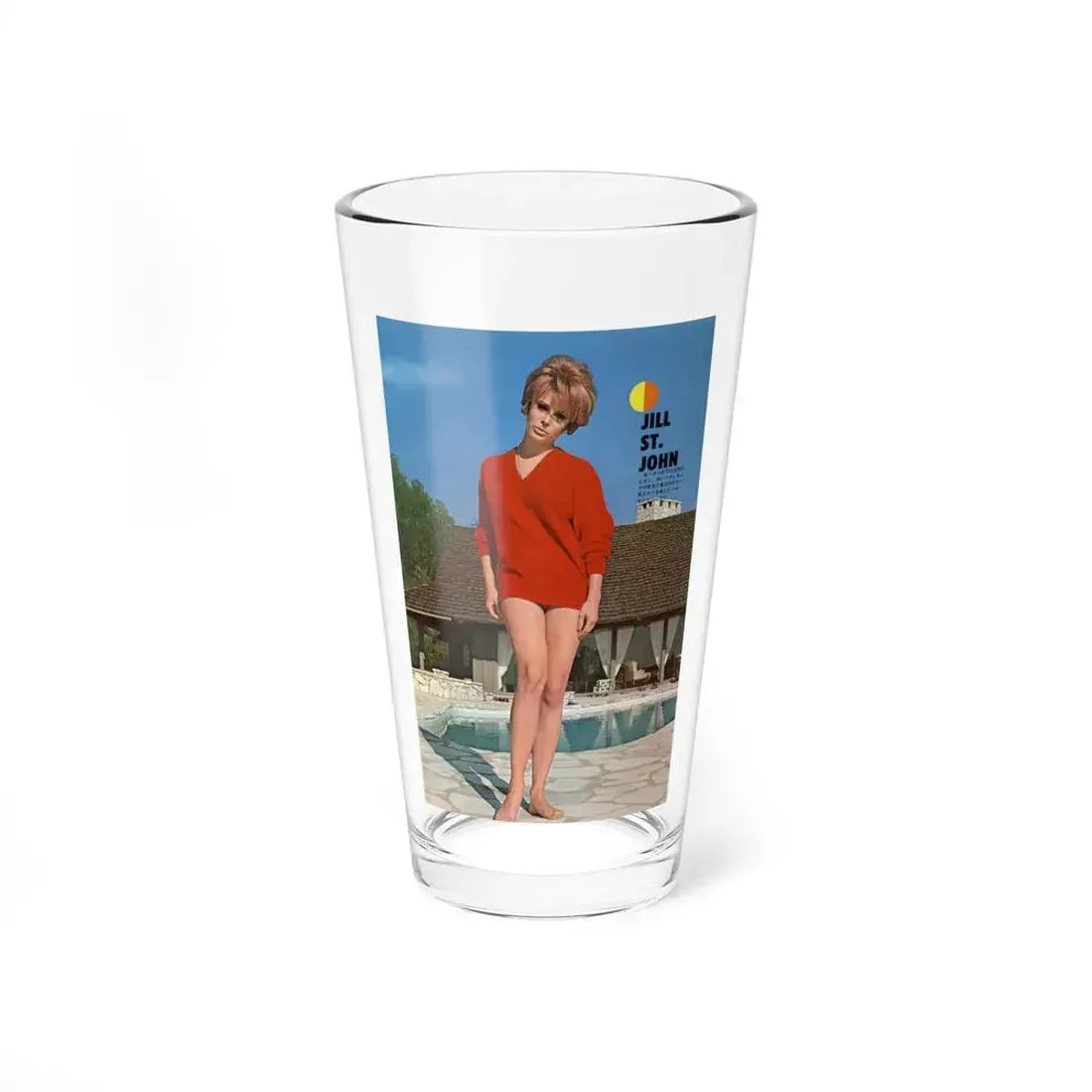 Jill St. John #290 (Vintage Female Icon) Pint Glass 16oz 16oz - Go Mug Yourself
