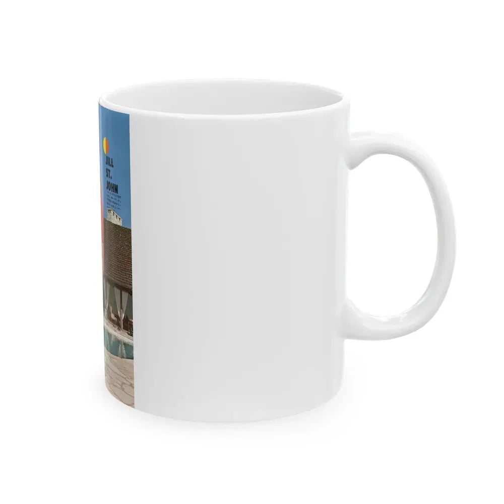 Jill St. John #290 (Vintage Female Icon) White Coffee Mug - Go Mug Yourself