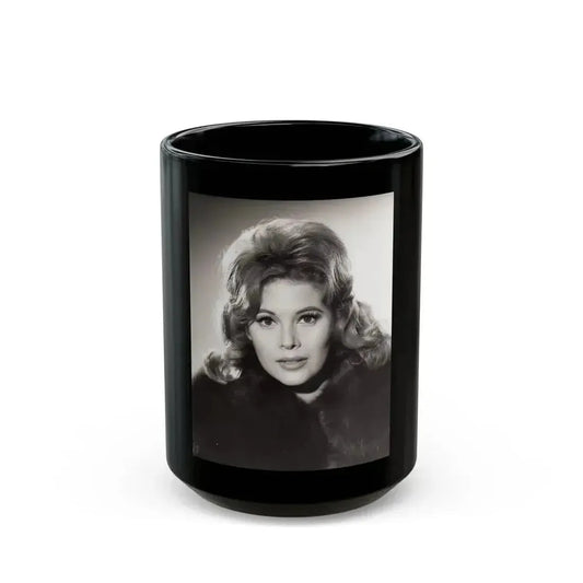 Jill St. John #294 (Vintage Female Icon) Black Coffee Mug 15oz - Go Mug Yourself